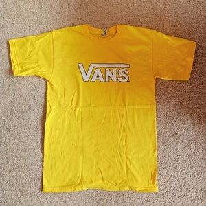 Yellow Men’s Vans Tee Size Small
